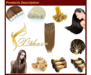 cheap 100% human hair clip in hair extension ,human hair extensions