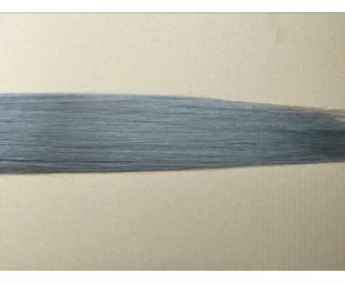 cheap grey color 100% virgin human clip in hair extensions