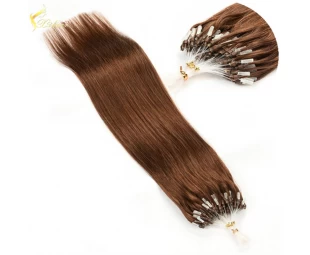 china supply high quality low price 100 brazilian remy hair micro ring hair extensions for black women