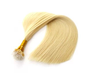 double drawn cheap blonde color #613 100% virgin brazilian indian remy human hair nano link ring hair extension wholesale