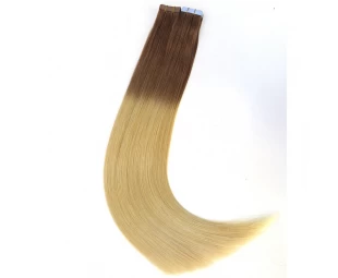 double drawn double weft skin weft virgin brazilian indian remy human PU tape hair extension