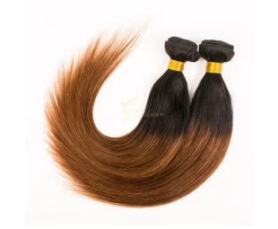 double drawn two tone balayage remy clip in hair extension with free sample