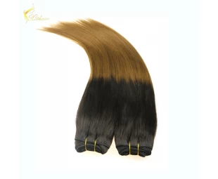 exclusive ombre weft straight 22" real human hair extension