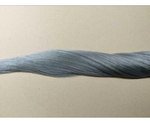 factory cheap price grey color  clip in hair extension