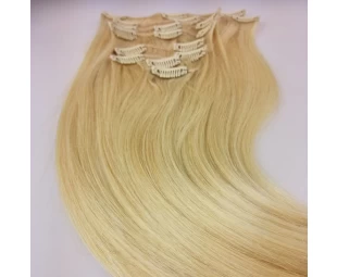 full head thick cheap indian 100% virgin remy clip in hair extensions