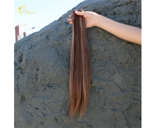 good quality factory price double weft piano color weft drawn tight virgin brazilian human hair weft china hair supplier