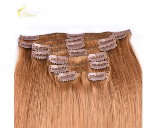 hot new hair Double drawn 7a luxury all textures human hair extensions clips,clip in hair extensions