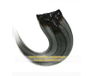 hot sale high quality Fashionable and cheap Brazilian 100% remy human hair for New Year's gift wholesale hair clips
