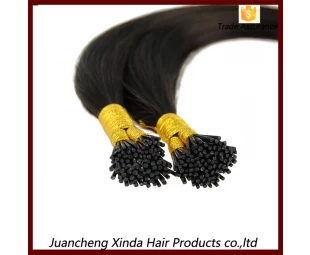 heet de verkoop van rauwe goede top kwaliteit vigin wholesale i tip 100% virgin indian remy hair extensions