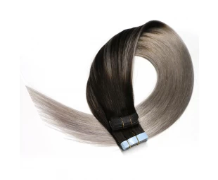italian keratin no chemical hair virgin brazilian indian remy human PU tape hair extension