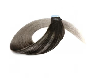 italian keratin no chemical hair virgin brazilian indian remy human PU tape hair extension