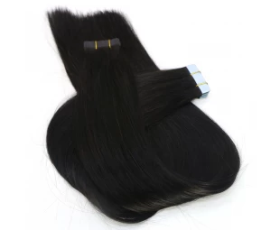natural looking full size hair virgin brazilian indian remy human PU tape hair extension