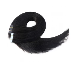 natural looking full size hair virgin brazilian indian remy human PU tape hair extension