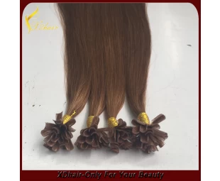 new beauty best quality good feedback virgin indian remy cheap 1g U tip double drawn hair