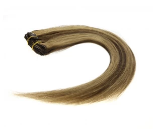 new products Various High Quality human hair Platinum Blonde Clip in White Hair