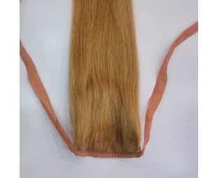 ponytail clip in remy human hair extensions