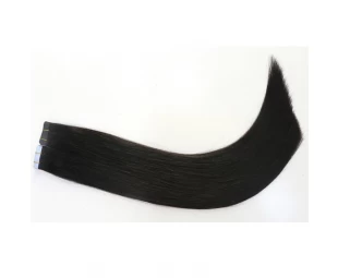 thick end double drawn no chemical virgin brazilian indian remy human PU tape hair extension