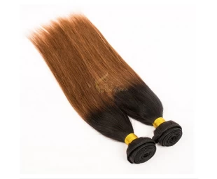 top quality two tone ombre colored hair weave bundles body wave 100% remy virgin human hair extension