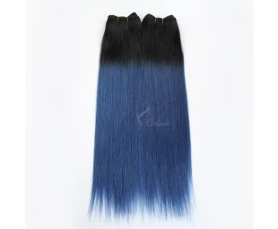 top quality virgin european hair two tone ombre color human hair weaves