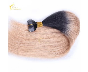 top selling products in alibaba Two tone ombre pu tape human hair extensions