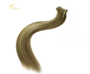 virgin brazilian human hair i tip wavy hair extension wholesale