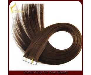 extensiones remy virginales del pelo cinta del pelo brasileño