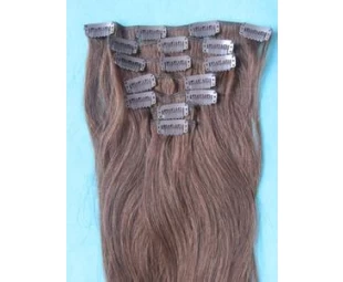 virgin unprocessed can be dyed clip hair extension