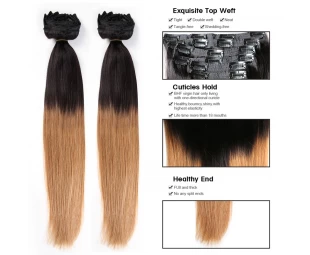 weavon hair brazilian clip in remy hair extensions 160g
