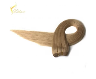 wholesale china silk straight brazilian human hair sew in weave chocolate 100% human hair mannequin head