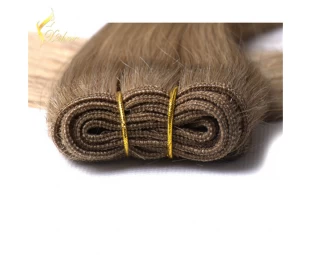 wholesale china silk straight brazilian human hair sew in weave chocolate 100% human hair mannequin head