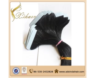 wholesale double sided stick tape hair extensions , Raw Unprocessed human hair tape in hair extentions