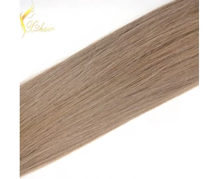 wholesale price virgin remy indian human hair,20" straight,natural black 1B hair weft