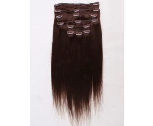 xinda High Quality Wholesale 240 Grams 100% Indian Remy Hair Clips In Weft Hair Extensions With Lace