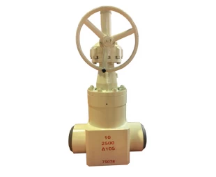 10 '' 2500LB A105 high pressure seal BW hand wheel gate valve