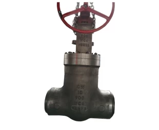10 '' 900LB high pressure seal A217 WC6 with hand control, BW connection valve