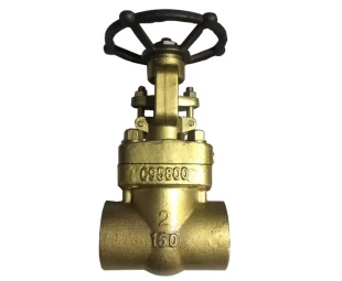 2 '' 150LB UNS c95800 SW gate valve for sea water in nickel-aluminum bronze