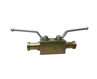 Handle 1inch 6000psi ASTM A105 SAE end 2 floating balls and 1 needle valve DBB (double block and bleed) valve