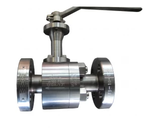 Level operated 3/4'' 1500LB A182 F91 hard face floating reduce port RF connection ball valve