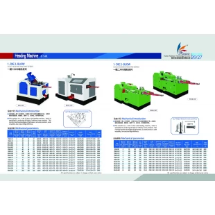 High Efficiency Fully Automatic Cold Heading Machine 1 Die 2 Blow Screw Machine Cold Screw Header Good Price Engine Core