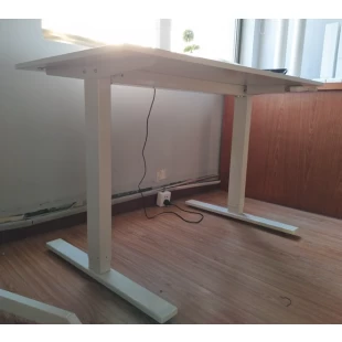 2 Legs electric height adjustable Furniture table factory supplier