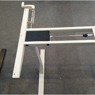 2017 top rated high quality handle crank adjustable standing desk