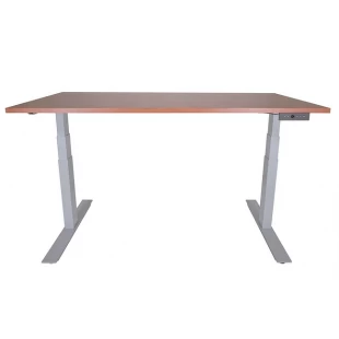 Adjustable Height Standing Desk with Electric Push Button Black Base, 24‘’-50‘’Height Range