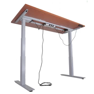 Adjustable Height Standing Desk with Electric Push Button Black Base, 24‘’-50‘’Height Range