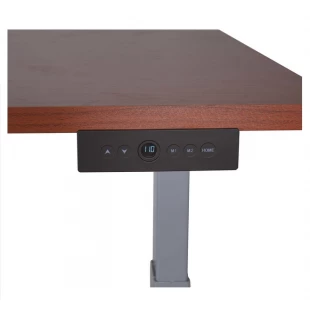 Adjustable Height Standing Desk with Electric Push Button Black Base, 24‘’-50‘’Height Range
