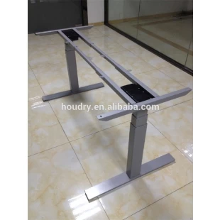 Electric Height adjustable standing reception desk half round office small reception desk