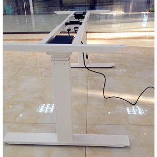 Height Adjustable Mobile Laptop Computer Desk with Black Top