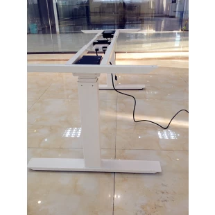 Low noise easy assembly adjustable height table base from China manufacturer