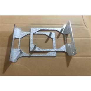 sheet metal parts with bending, tappping, punching without surface treatment