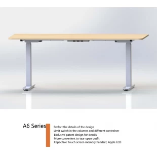 height adjustable desk from Conset this sit stand desk is electric