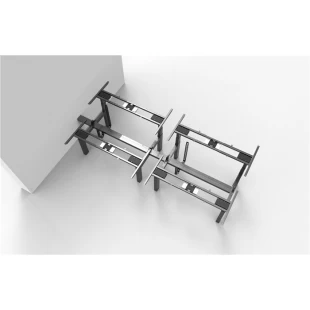 metal office desk height adjustable computer desk simple style